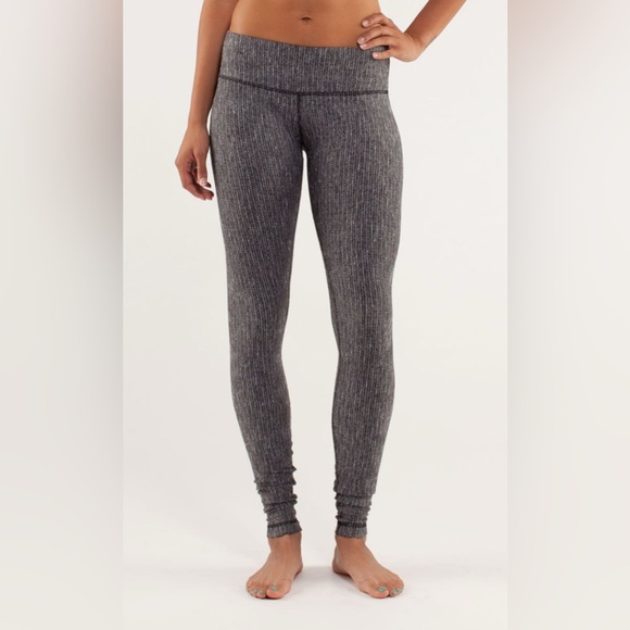 lululemon athletica Pants - Lululemon Wunder Under Pant-Coco Pique Black